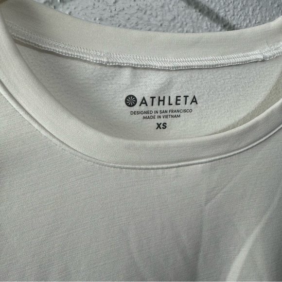Athleta white long sleeve base layer top size xs - Picture 2 of 9